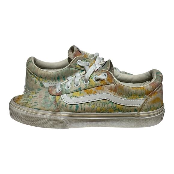 Vans Old Skool Pastel Tie Dye Canvas Sneakers Women's Size 7 Low Top Classic - Picture 5 of 8